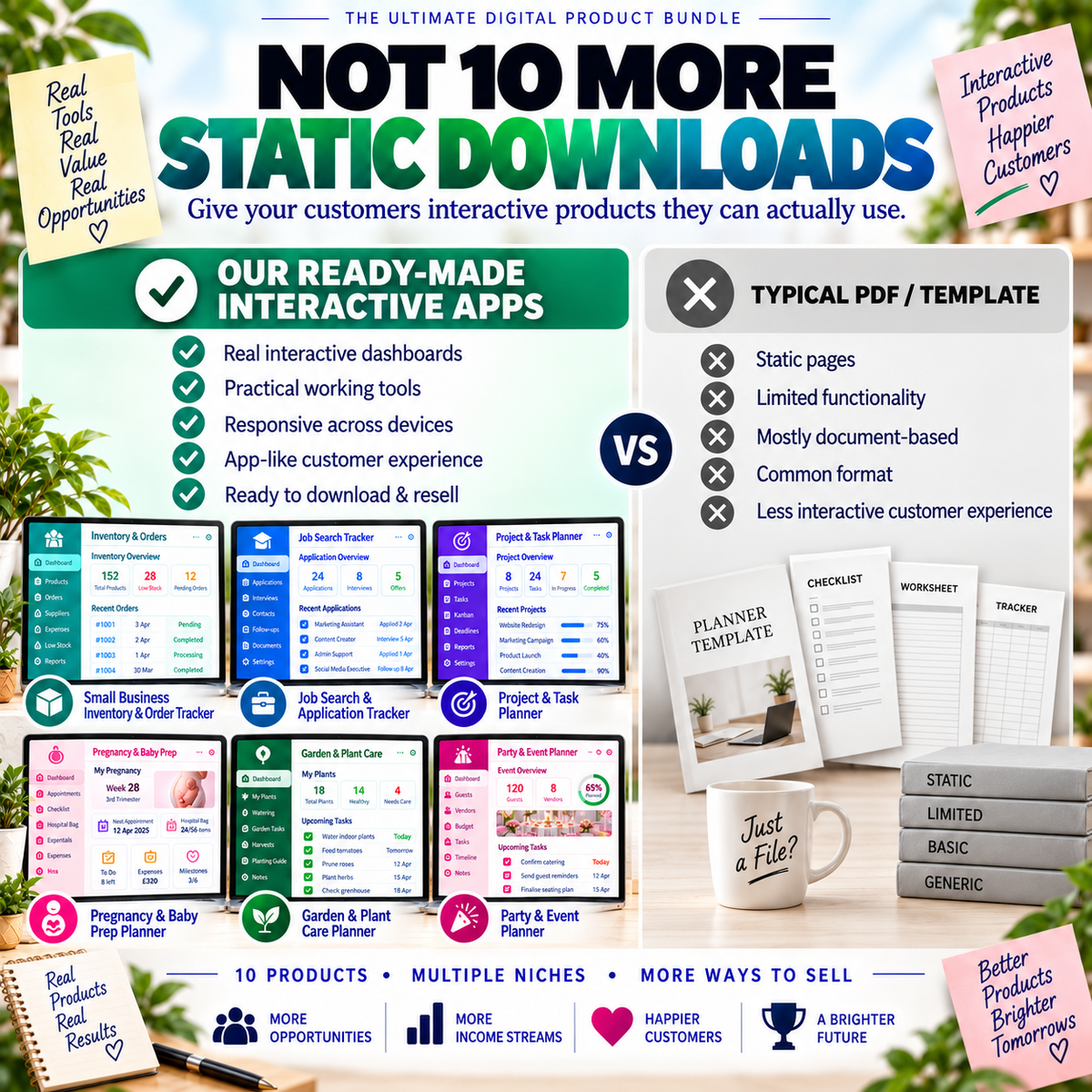 🚀📦 Ultimate 10-App Bundle Vol. 2 — Ready-Made Digital Products