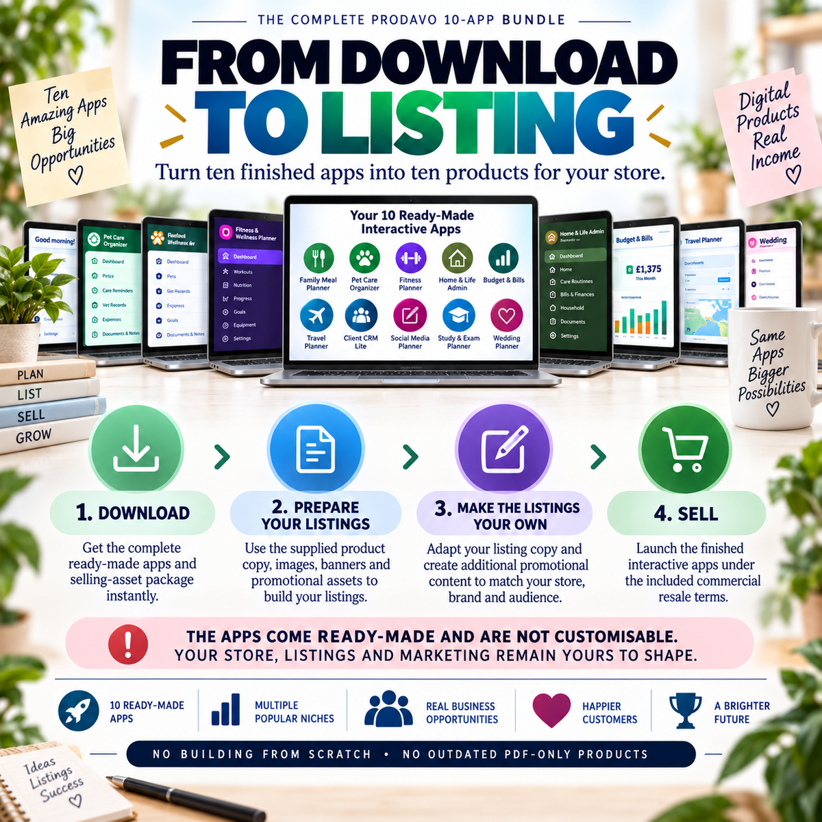 🚀📦 Ultimate 10-App Bundle — Ready-Made Digital Products
